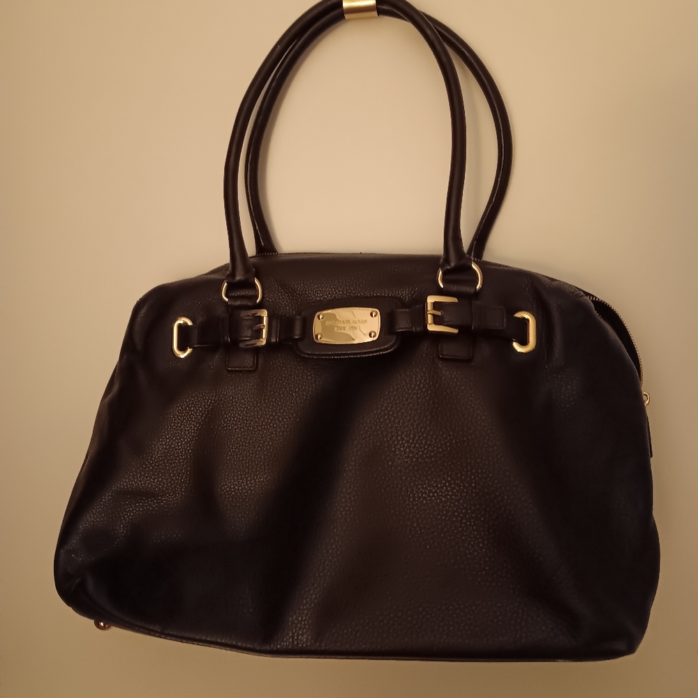 Michael Kors Black Leather Tote